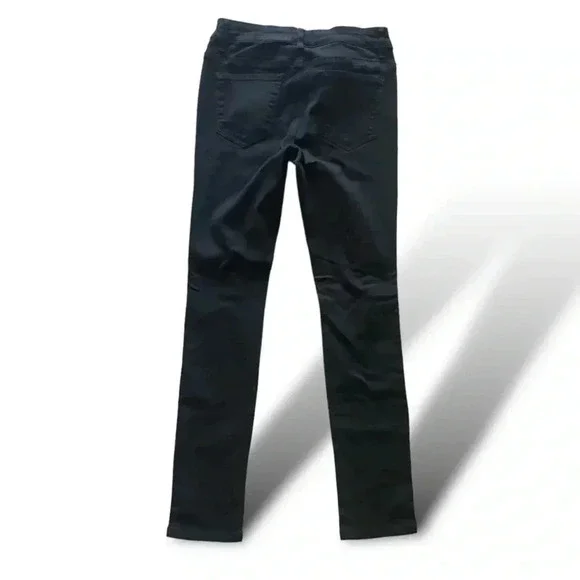 Black Distressed Jeans - Picture 2 of 6